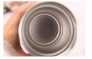 4 i 1 boks & flaskeisolator i rustfritt stål - 400ml - toveislokk - SUS-isolert bokskjøler, ølflaskeholder - Farge Svart thumbnail