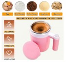 Selvrørende kopp med lading - Farge - Rosa  thumbnail