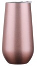 200ml champagneglass i rustfritt stål med lokk - Dobbeltveggisolert - Perfekt for vin, drinker, champagne thumbnail