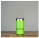 4 i 1 boks & flaskeisolator i rustfritt stål - 400ml - toveislokk - SUS-isolert bokskjøler, ølflaskeholder - Farge Grønn thumbnail