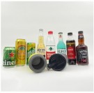 4 i 1 boks & flaskeisolator i rustfritt stål - 400ml - toveislokk - SUS-isolert bokskjøler, ølflaskeholder - Hvit thumbnail