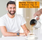 Selvrørende kopp med lading - Farge - Hvit thumbnail