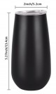 200ml champagneglass i rustfritt stål med lokk - Dobbeltveggisolert - Perfekt for vin, drinker, champagne thumbnail
