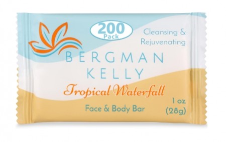 25 X 28g Rektangulær Bar Såpe - Tropical Waterfall - Ideell for AirBnB - Pakkeløsning