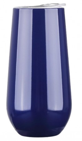 200ml champagneglass i rustfritt stål med lokk - Dobbeltveggisolert - Perfekt for vin, drinker, champagne