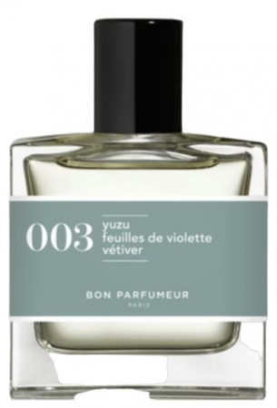003 yuzu feuilles de violette, vétiver - Bon Parfumeu - Eau de Parfum - Unisex - 10ml