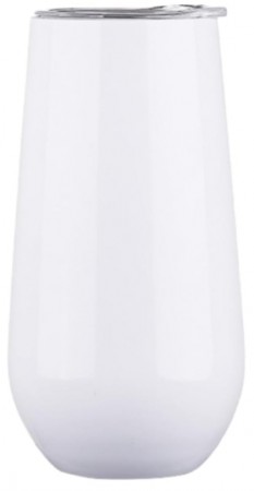 200ml champagneglass i rustfritt stål med lokk - Dobbeltveggisolert - Perfekt for vin, drinker, champagne